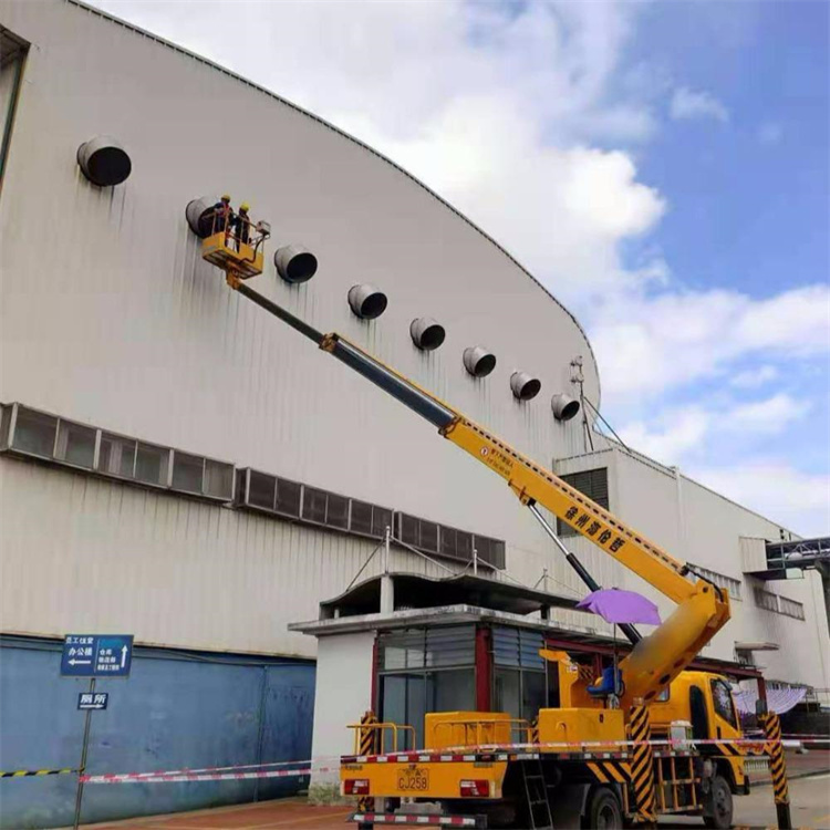 岱山县高空作业车出租服务：专业广告牌安装解决方案