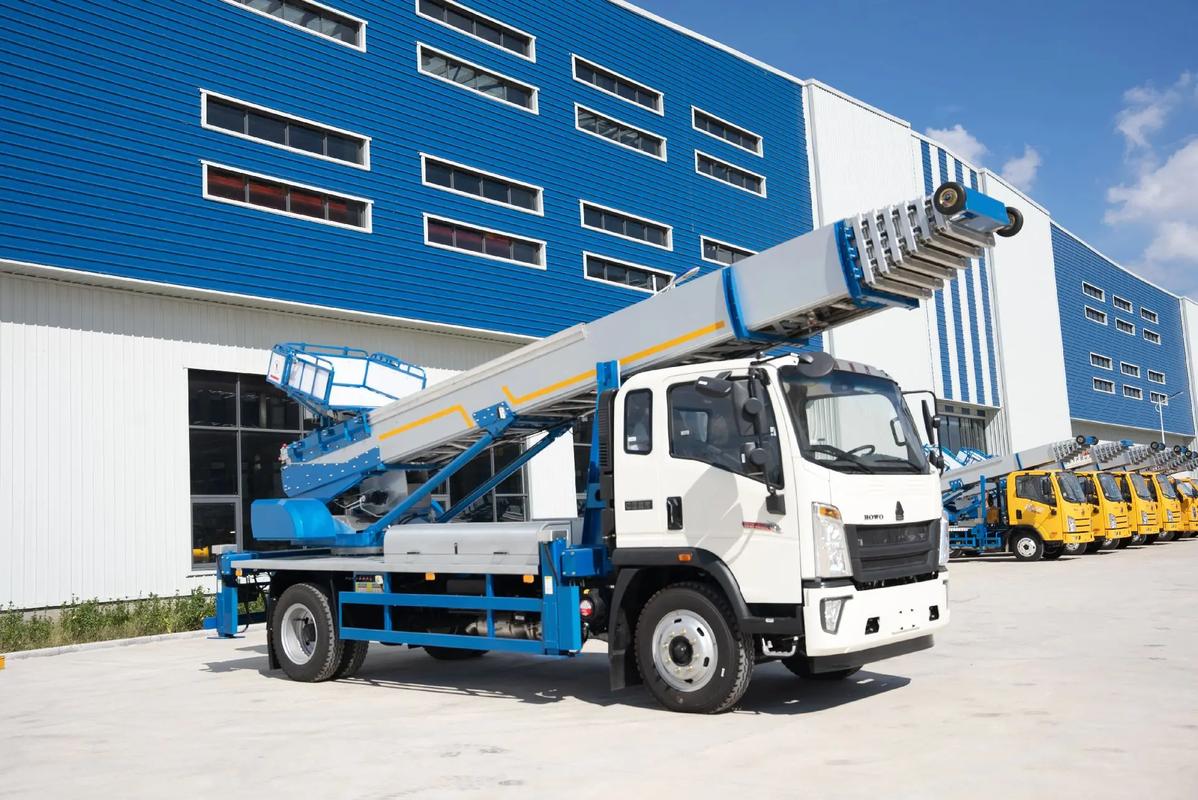 岱山县出租云梯车高空作业车 建筑垃圾搬运